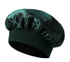 Daysunprexx Premium Wide-Brim Elastic Satin Hair Bonnet – Women’s Sleep Cap for Hair Protection, Anti-Frizz, Moisture Retention, Adjustable Beauty Headscarf