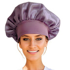 Daysunprexx Premium Wide-Brim Elastic Satin Hair Bonnet – Women’s Sleep Cap for Hair Protection, Anti-Frizz, Moisture Retention, Adjustable Beauty Headscarf